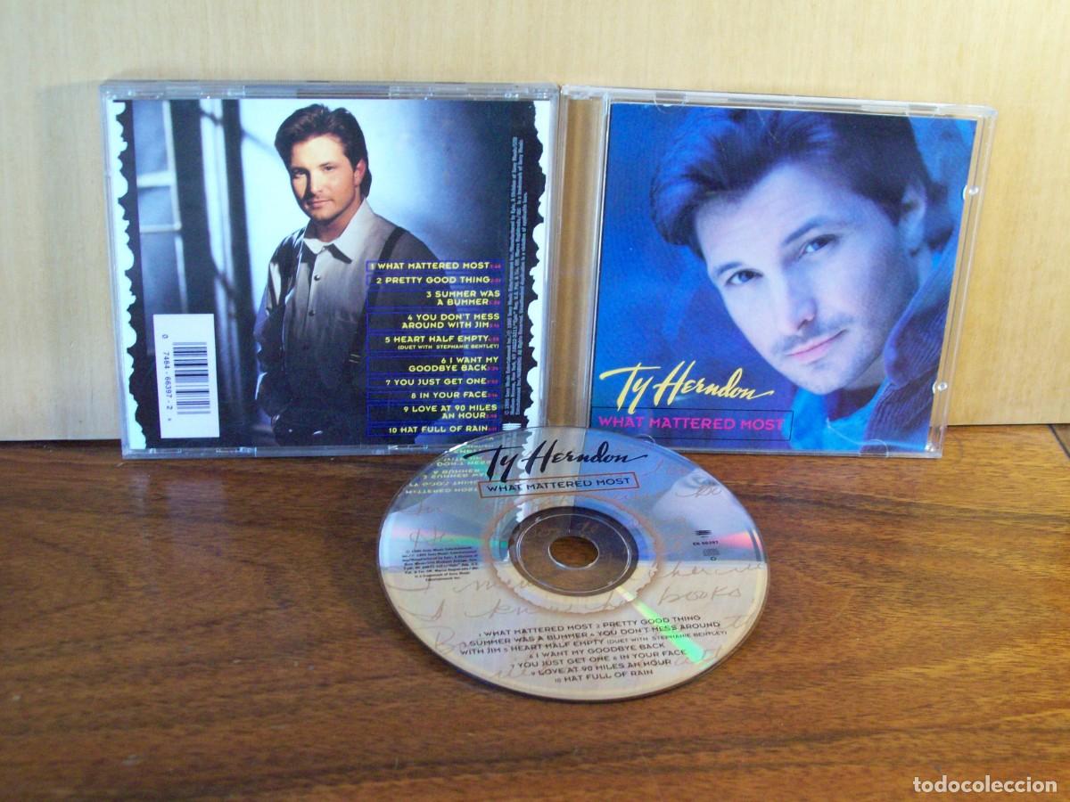 CDs de m&uacute;sica: TY HERNDON - WHAT MATTERED MOST - CD - Foto 1