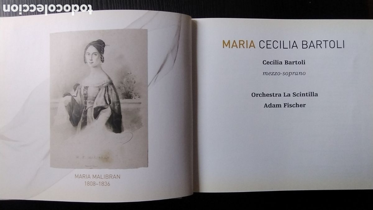 CDs de m&uacute;sica: Mar&iacute;a Cecilia bartoli libro con CD - Foto 3