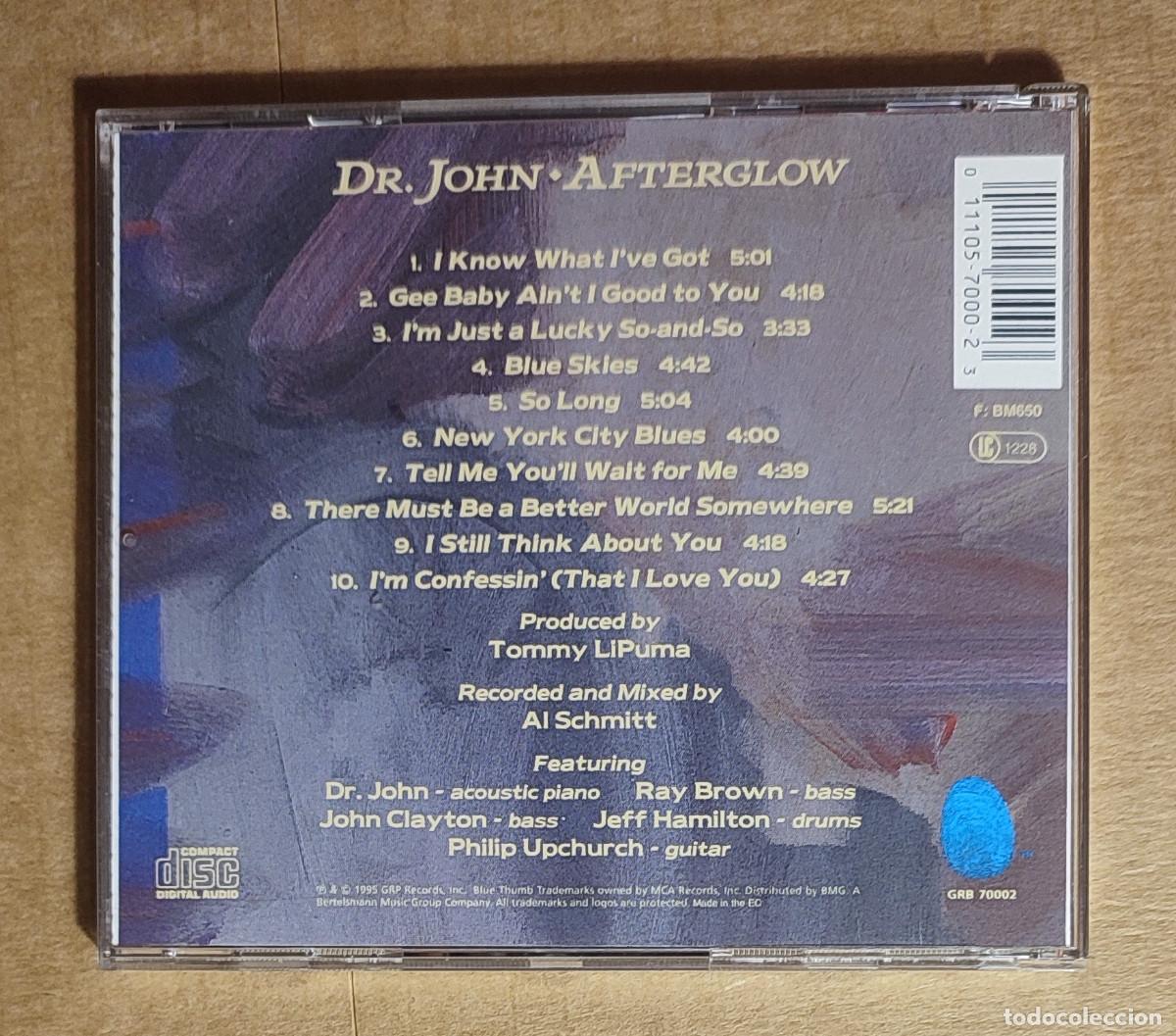 CDs de m&uacute;sica: DR. JOHN - AFTERGLOW - 1995 - Foto 3