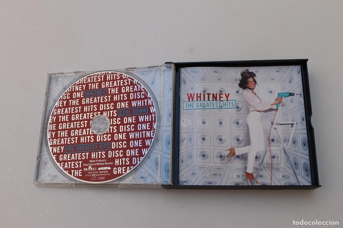 CDs de m&uacute;sica: CD- WHITNEY - THE GREATEST HITS- DOBLE CD - Foto 2