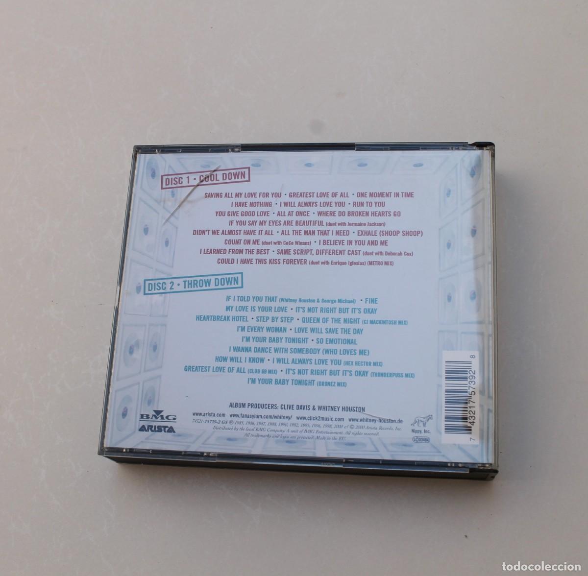CDs de m&uacute;sica: CD- WHITNEY - THE GREATEST HITS- DOBLE CD - Foto 4