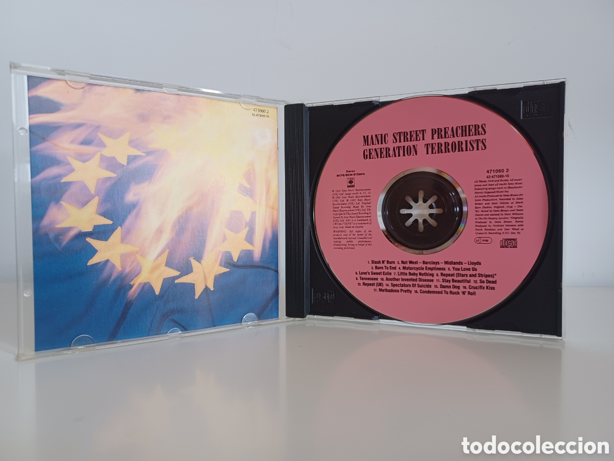 CDs de m&uacute;sica: CD Manic Street Preachers/ Generation Terrorists/ 1992 - Foto 3