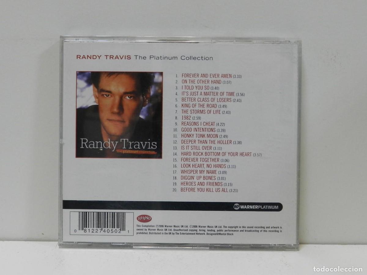 CDs de m&uacute;sica: DISCO CD. Randy Travis &ndash; The Platinum Collection. COMPACT DISC. - Foto 2