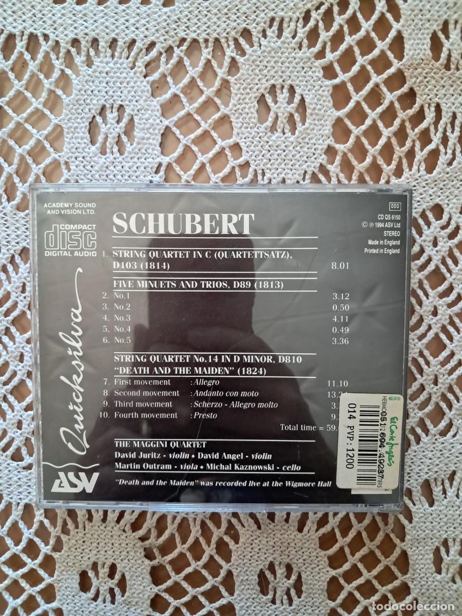 CDs de m&uacute;sica: CD Schubert string quartet no. 14 death and the maiden - Foto 2