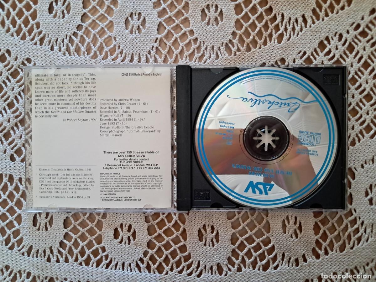 CDs de m&uacute;sica: CD Schubert string quartet no. 14 death and the maiden - Foto 3