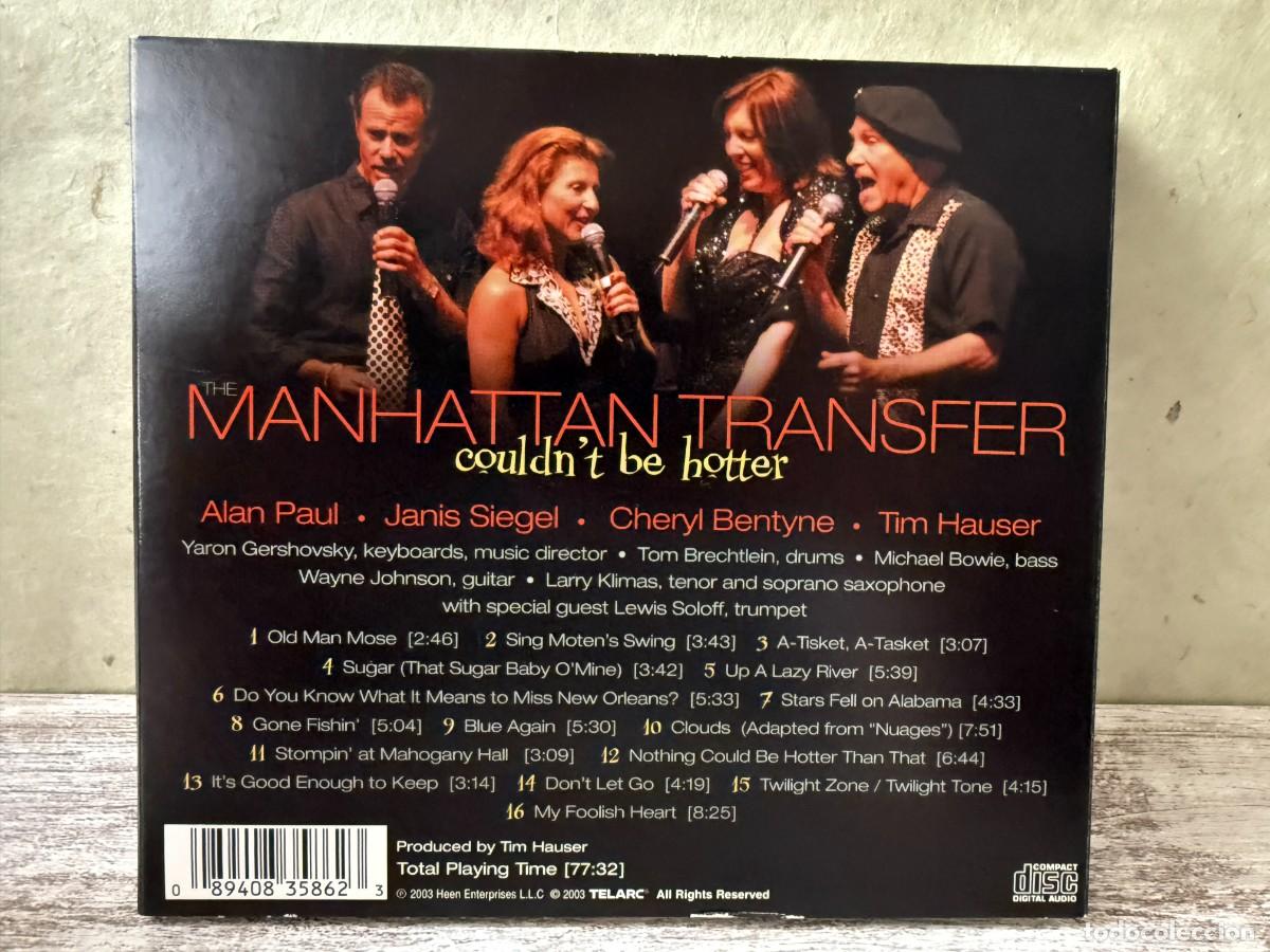 CDs de m&uacute;sica: The Manhattan Transfer - Couldnt Be Hotter (CD) - Foto 3