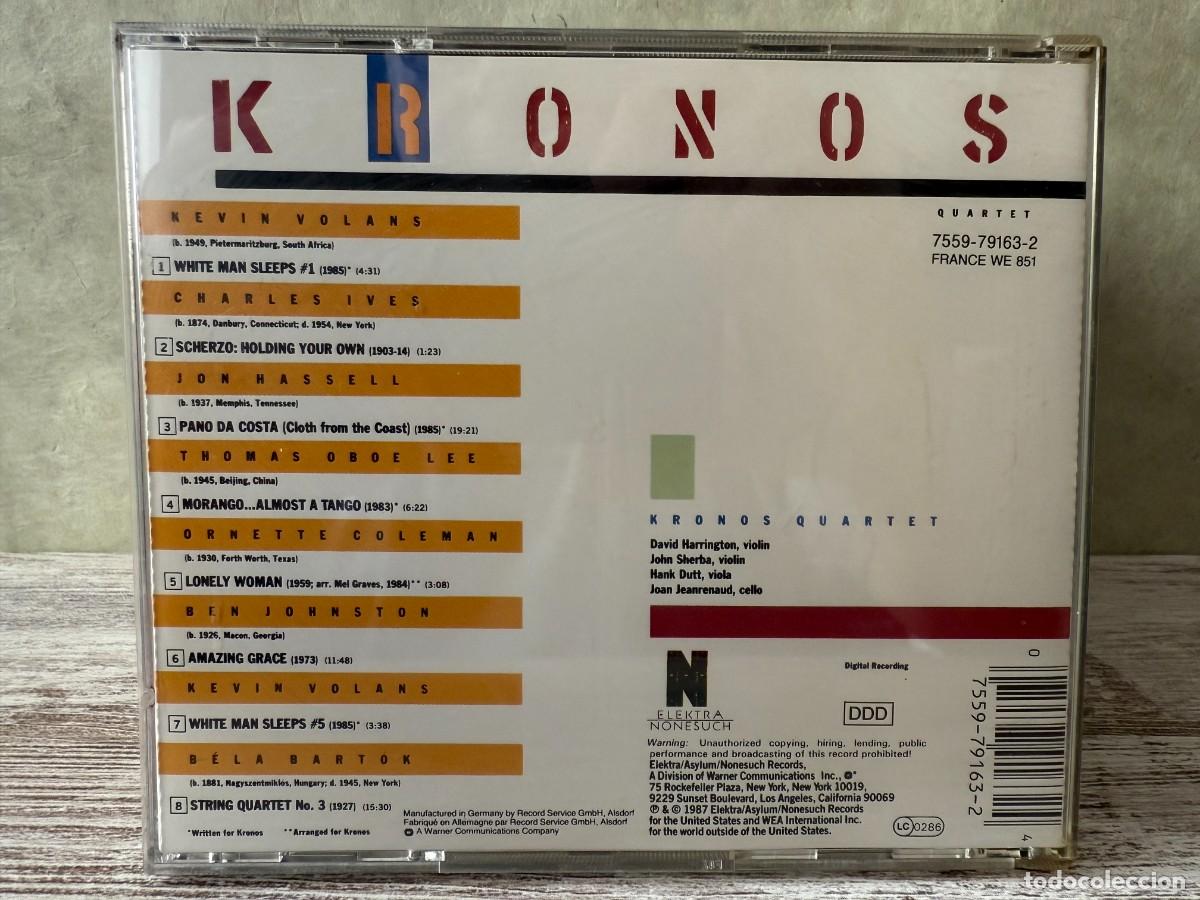 CDs de m&uacute;sica: Kronos Quartet - White Man Sleeps (CD) - Foto 2