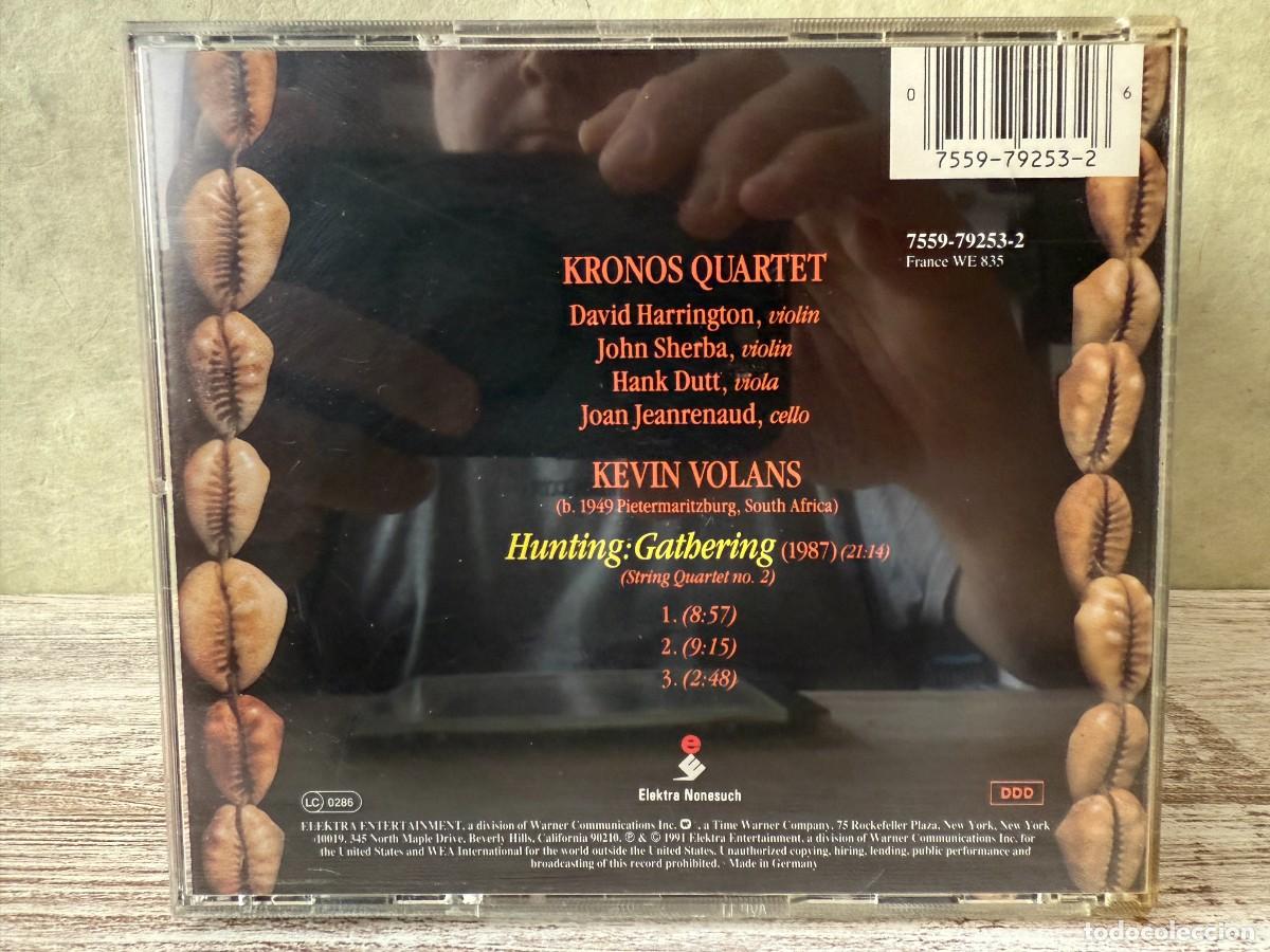 CDs de m&uacute;sica: Kronos Quartet, Kevin Volans - Hunting: Gathering (CD) - Foto 2