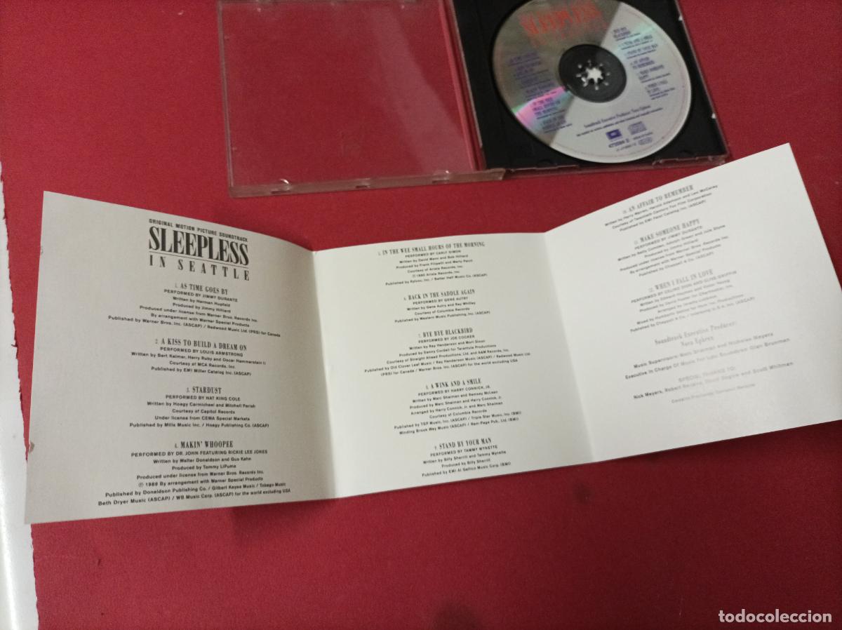 CDs de m&uacute;sica: COMPACT DISC CD SLEEPLESS IN SEATTLE - Foto 2