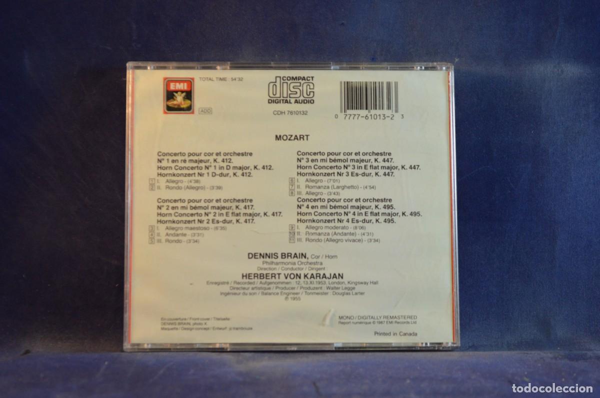 CDs de m&uacute;sica: MOZART CONCERTOS POUR COR BRAIN - CD - Foto 2