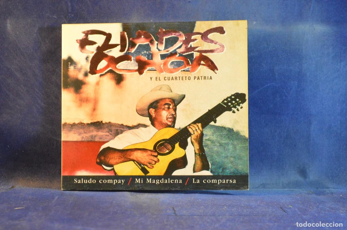 CDs de m&uacute;sica: ELIADES OCHOA Y EL CUARTETO PATRIA &ndash; SALUDO COMPAY - CD SINGLE - Foto 1