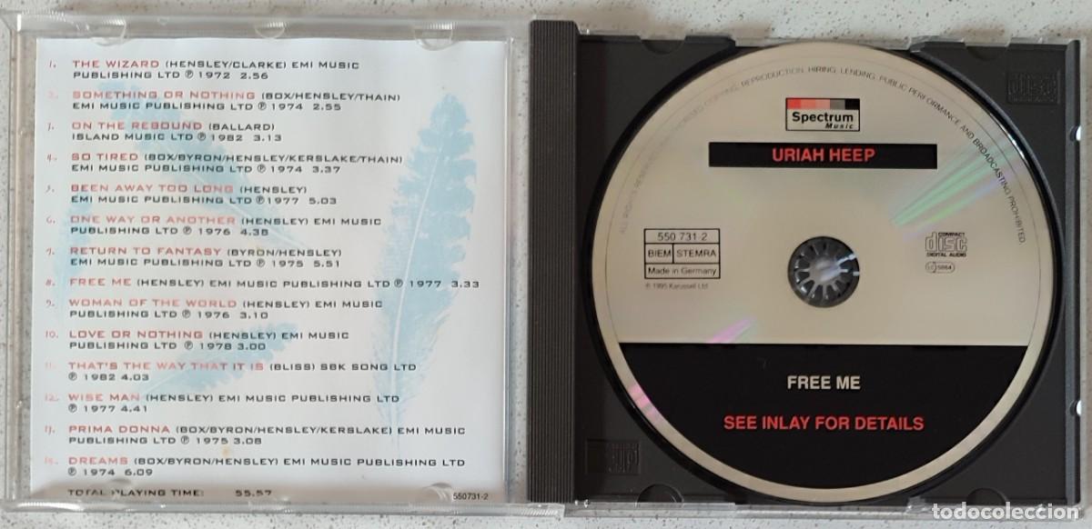 CDs de m&uacute;sica: URIAH HEEP - FREE ME - CD- 14TEMAS - - Foto 2