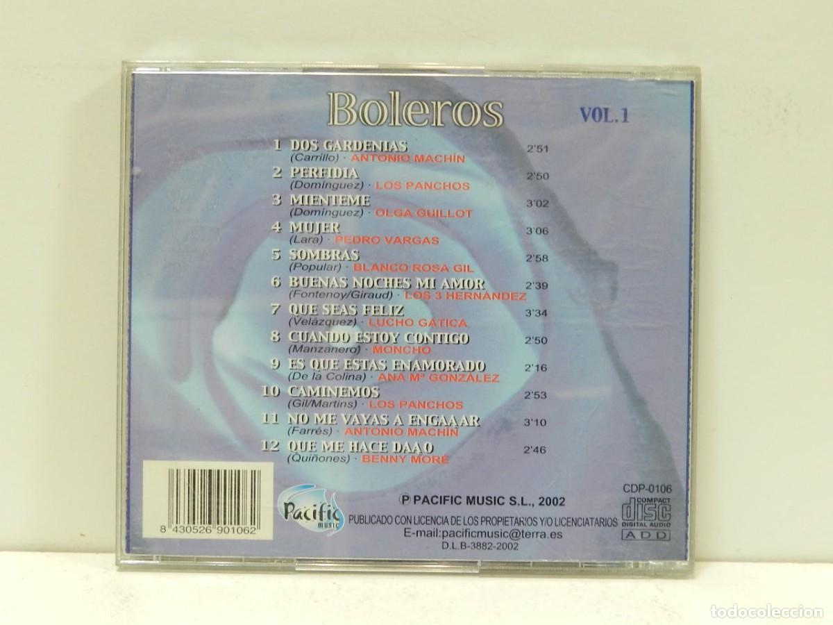 CDs de m&uacute;sica: DISCO CD. Boleros Vol. 1. COMPACT DISC. - Foto 2