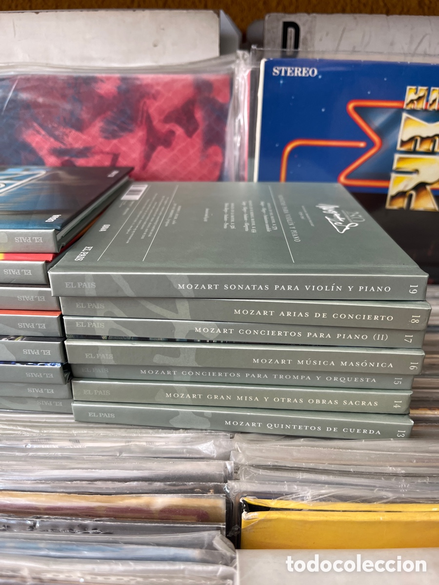 CDs de M&uacute;sica: lote 23 cds de mozart bbva el pa&iacute;s