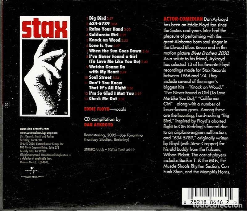 CDs de m&uacute;sica: Eddie Floyd - Stax Profiles. CD - Foto 2