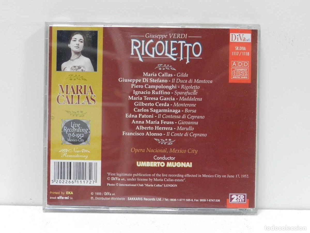CDs de m&uacute;sica: DISCO CD. Verdi &ndash; Rigoletto. COMPACT DISC. - Foto 2