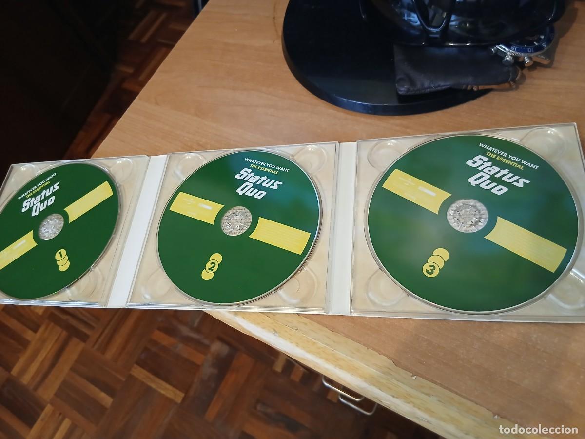 CDs de m&uacute;sica: BOX 3 CDS STATUS QUO: THE ESSENTIAL - Foto 2