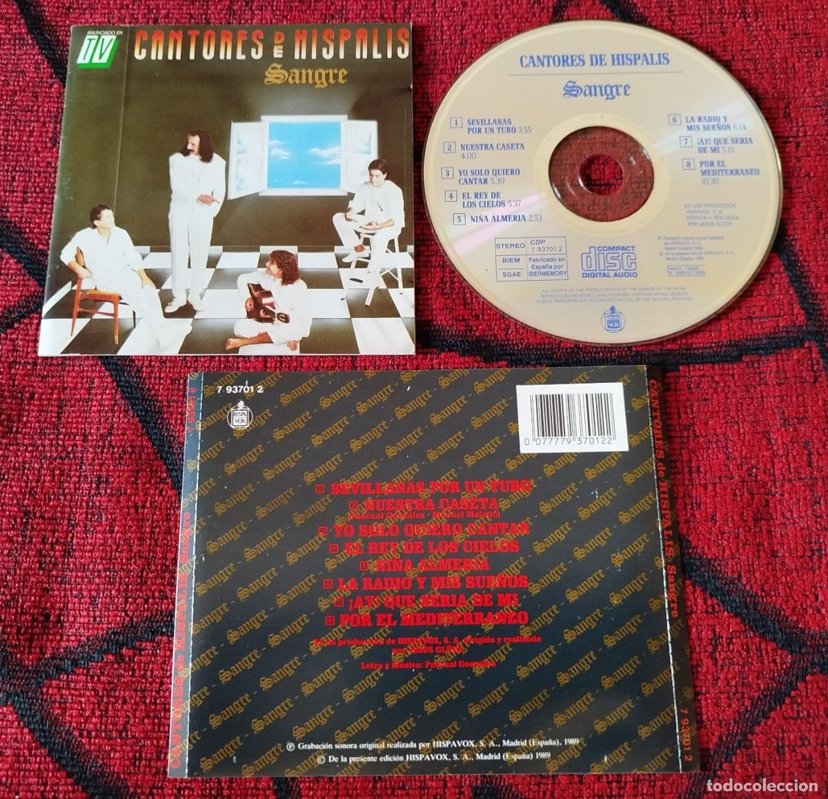 CDs de m&uacute;sica: CANTORES DE HISPALIS ** Sangre ** CD ORIGINAL 1988 - Foto 1