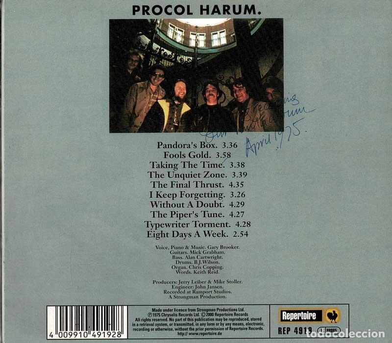 CDs de m&uacute;sica: Procol Harum - Procols Ninth. CD - Foto 2