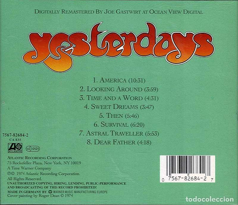 CDs de m&uacute;sica: Yes - Yesterdays. CD - Foto 2
