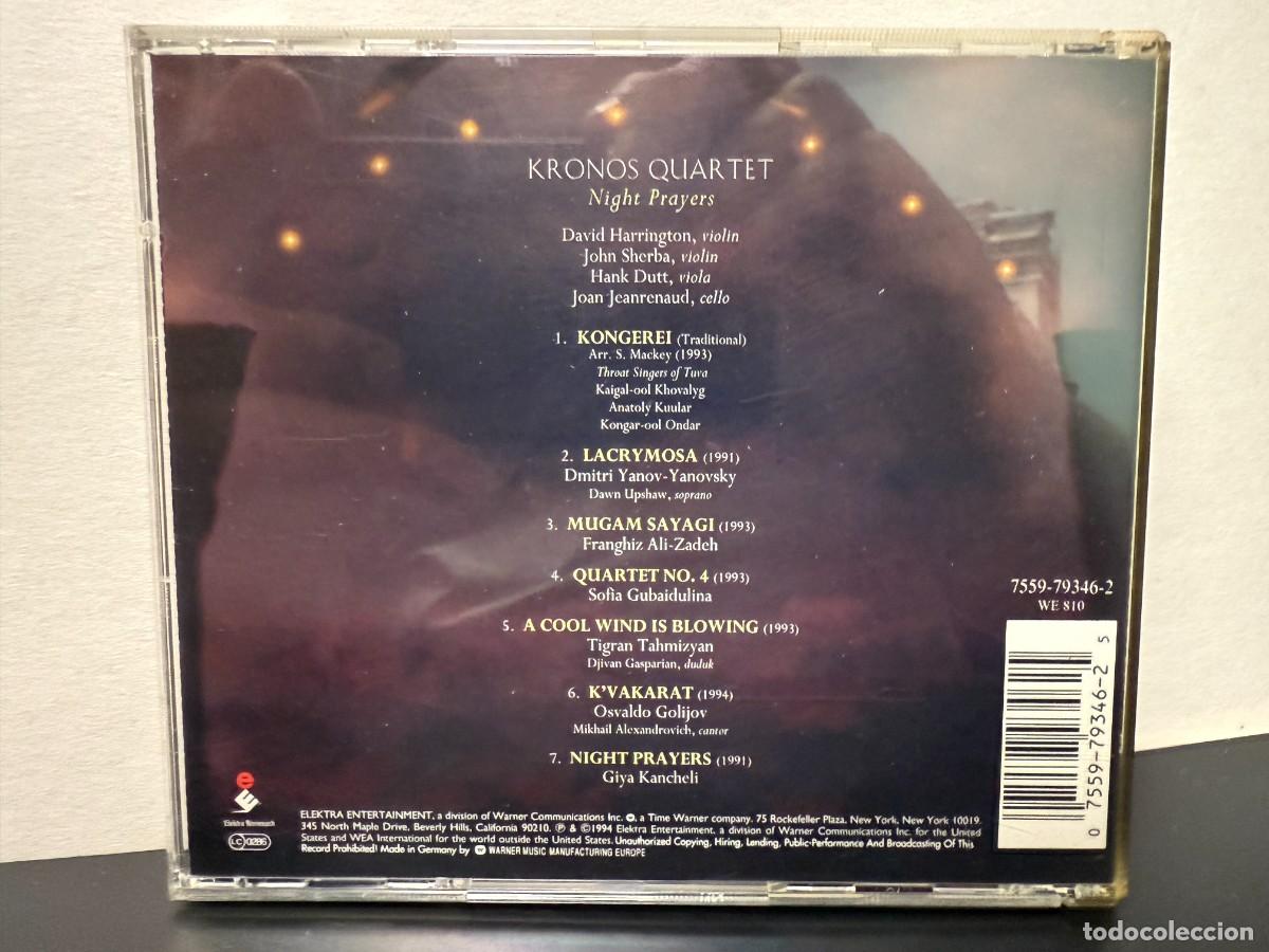 CDs de m&uacute;sica: Kronos Quartet - Night Prayers (CD) - Foto 2