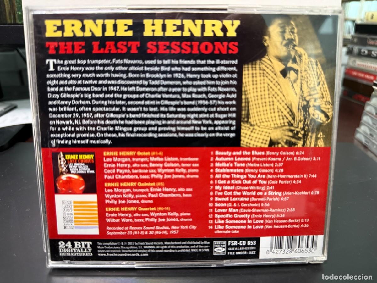 CDs de m&uacute;sica: Ernie Henry - The Last Sessions (CD) - Foto 2