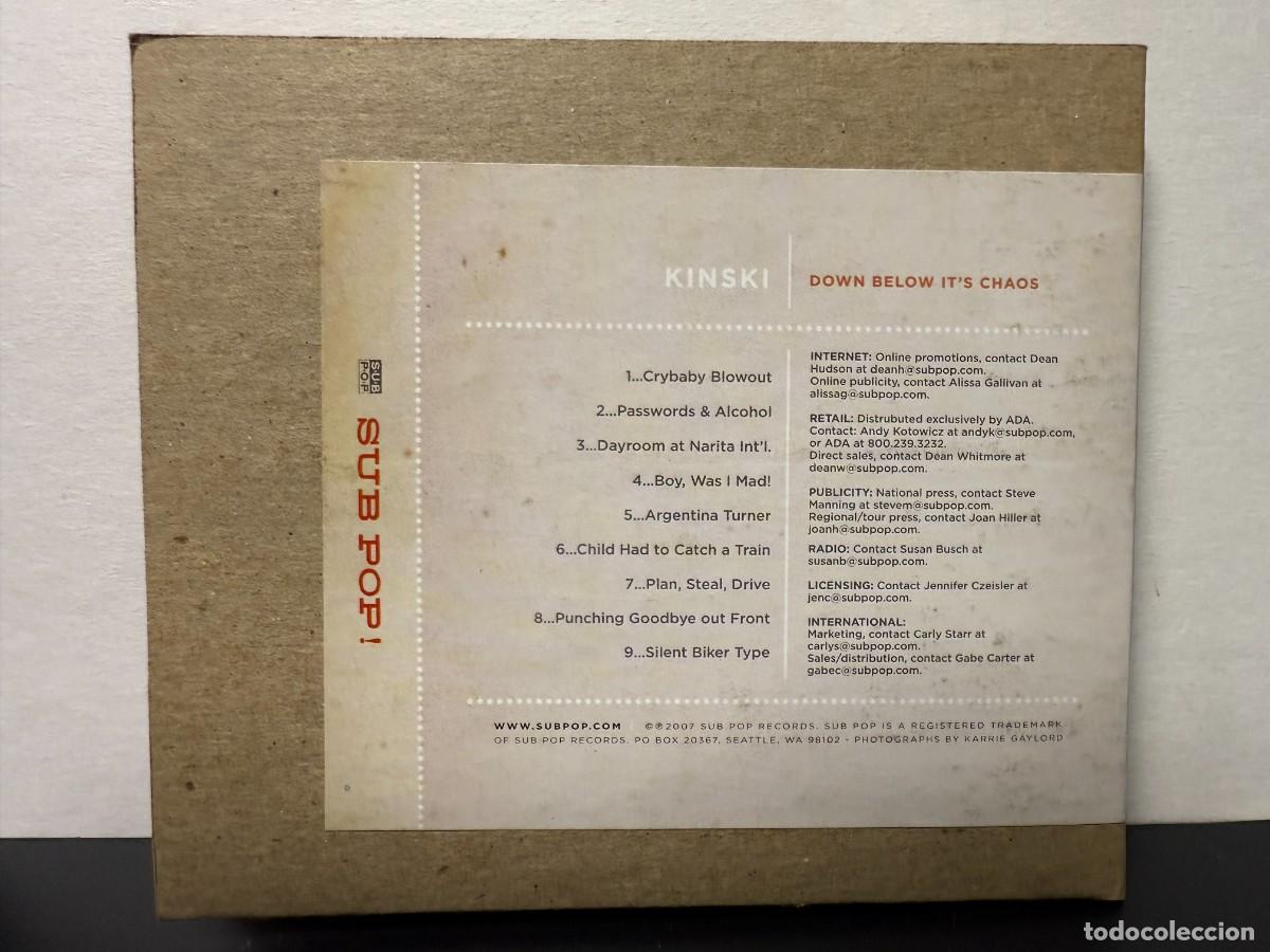 CDs de m&uacute;sica: Kinski - Down Below Its Chaos (CD) - Foto 3