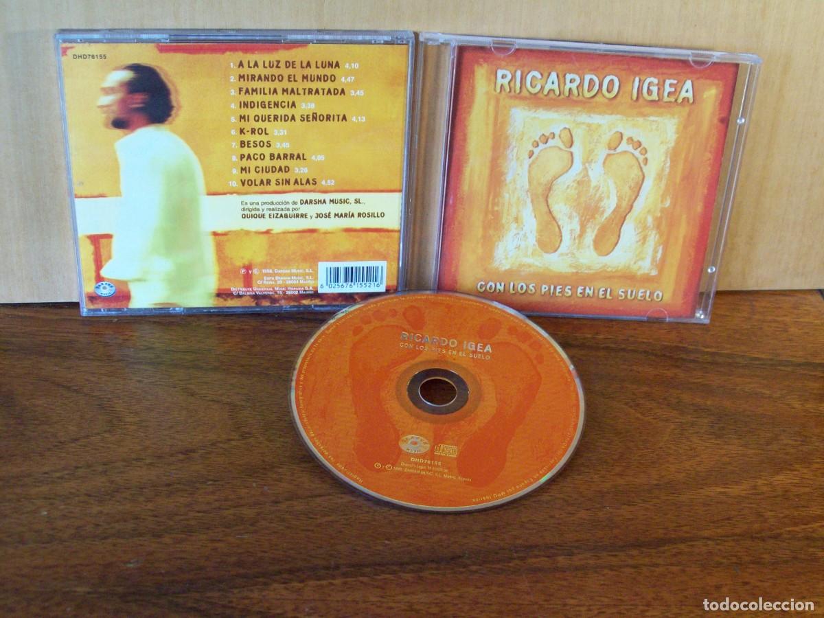 CDs de m&uacute;sica: RICARDO IGEA - CON LOS PIES EN EL SUELO - CD - Foto 1
