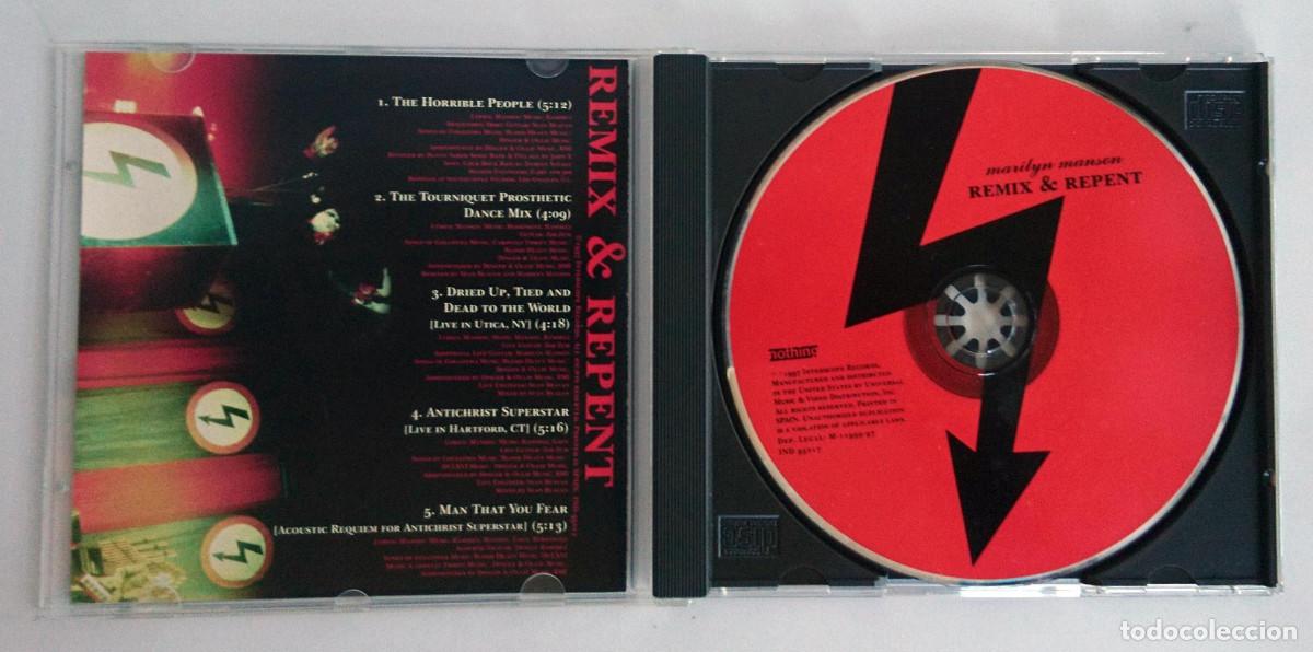 CDs de m&uacute;sica: MARILYN MANSON & REPENT EN CD A&Ntilde;O 1997 - Foto 2