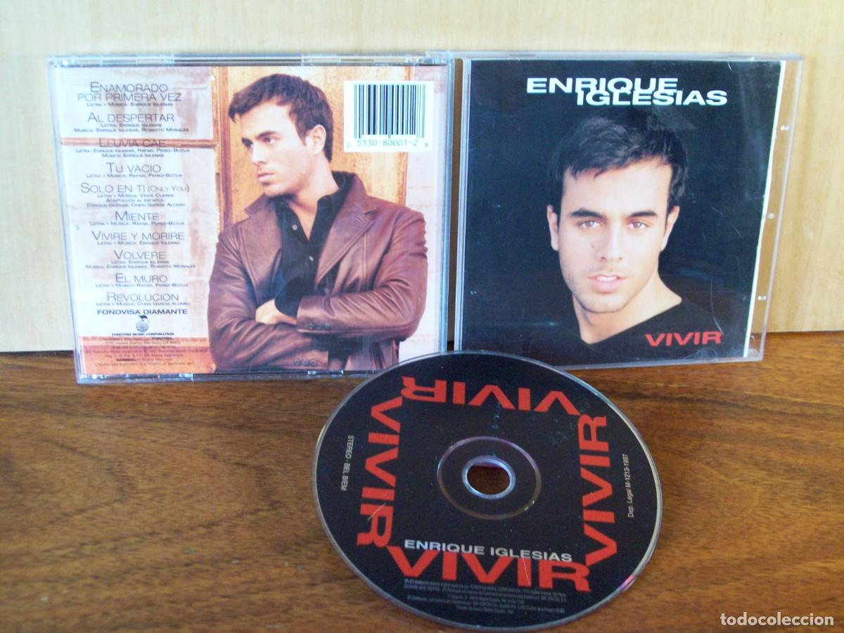 CDs de m&uacute;sica: ENRIQUE IGLESIAS - VIVIR - CD . - Foto 1
