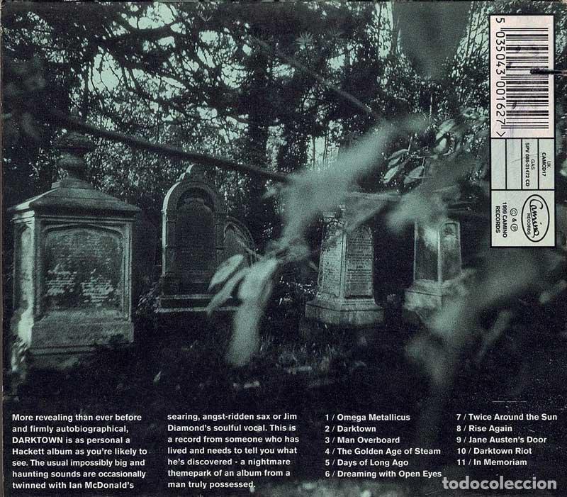CDs de m&uacute;sica: Steve Hackett - Darktown. CD - Foto 2