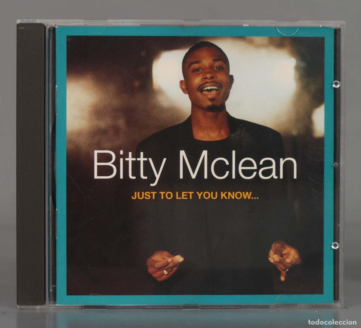 CDs de m&uacute;sica: CD. Bitty McLean &ndash; Just To Let You Know... - Foto 1