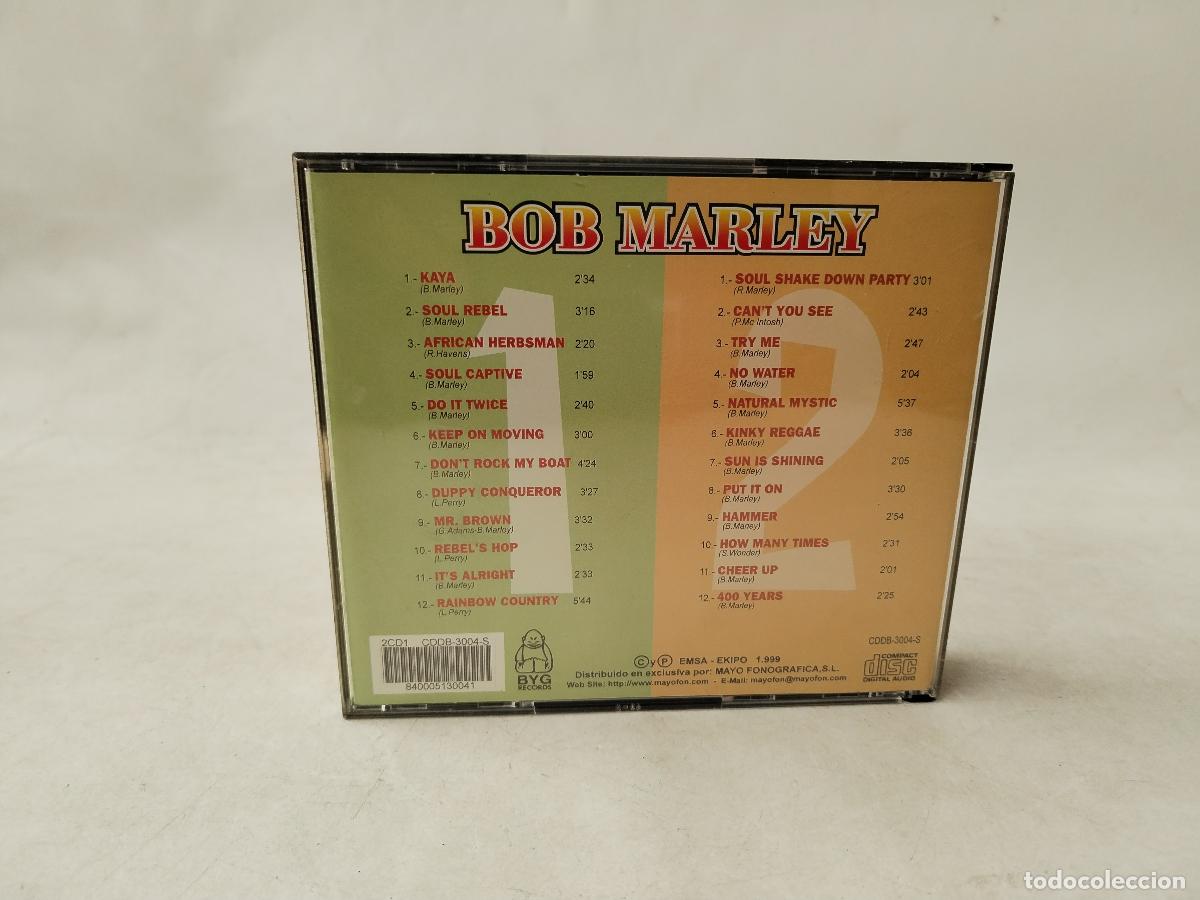 CDs de m&uacute;sica: bob marley 2cds, 24hits c154 - Foto 5