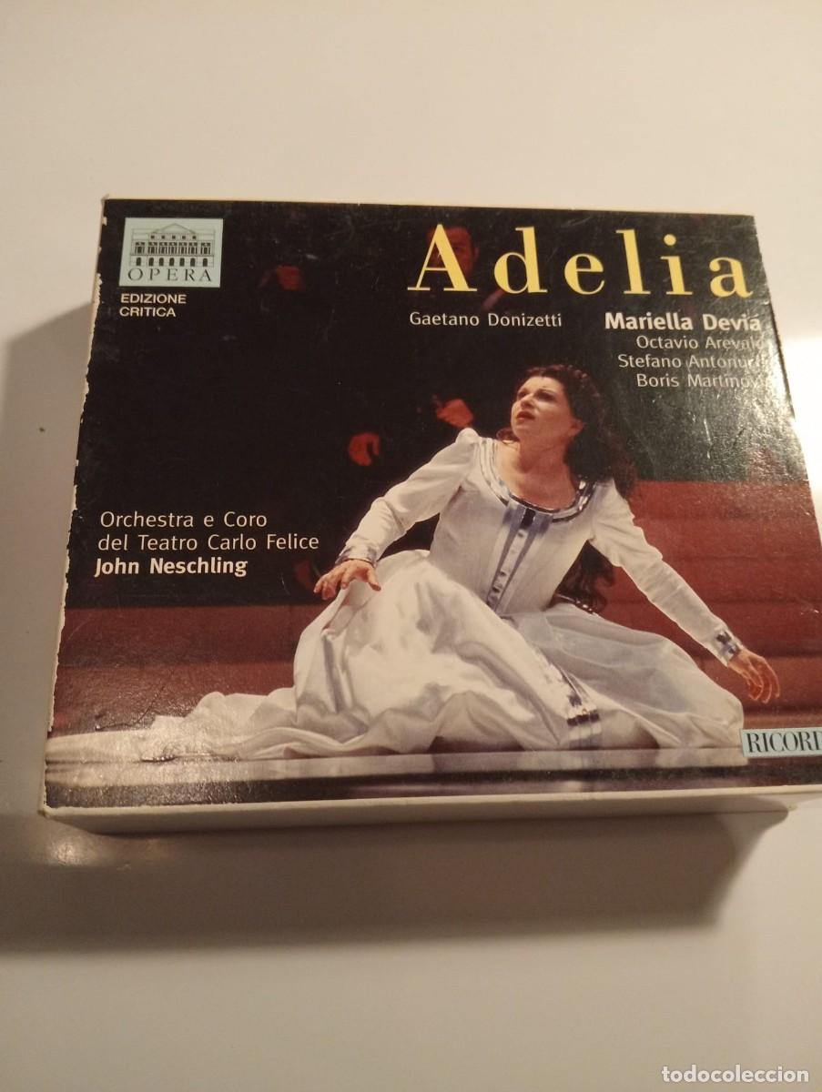 CDs de m&uacute;sica: ADELIA Gaetano Donicetti. Director John Neschling.