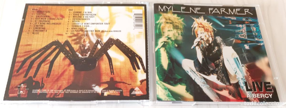 CDs de m&uacute;sica: CD MYLENE FARMER - LIVE A BERCY POLYDOR 2 CD&acute;S EDIC. EU - 2009 - Foto 3