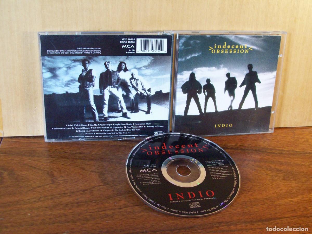 CDs de m&uacute;sica: INDECENT - OBSESSION - INDIO - CD - Foto 1