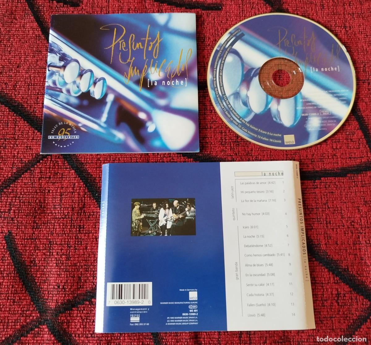 CDs de m&uacute;sica: PRESUNTOS IMPLICADOS ** La Noche ** CD 1995 - Foto 1