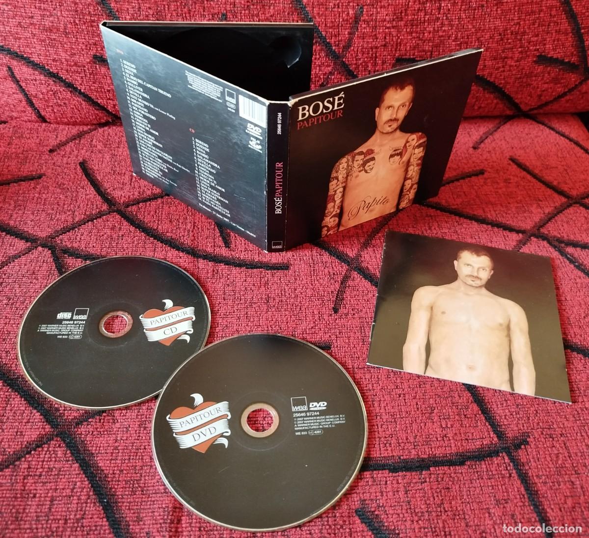 CDs de m&uacute;sica: MIGUEL BOSE ** Papitour ** 2007 CD + DVD - Foto 1