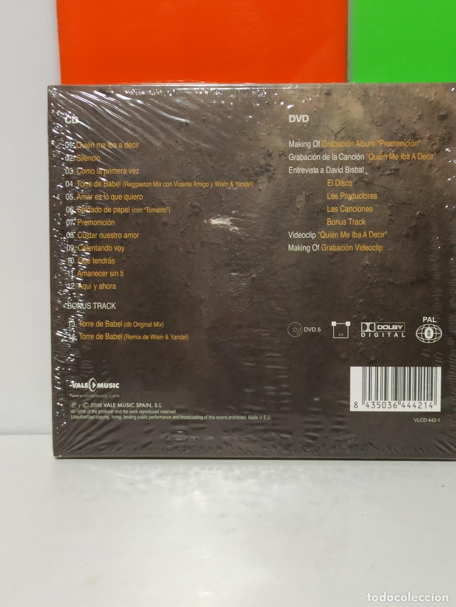 CDs de m&uacute;sica: DIGIPACK DE DAVID BISBAL - PREMONICI&Oacute;N *PRECINTADO* - Foto 2