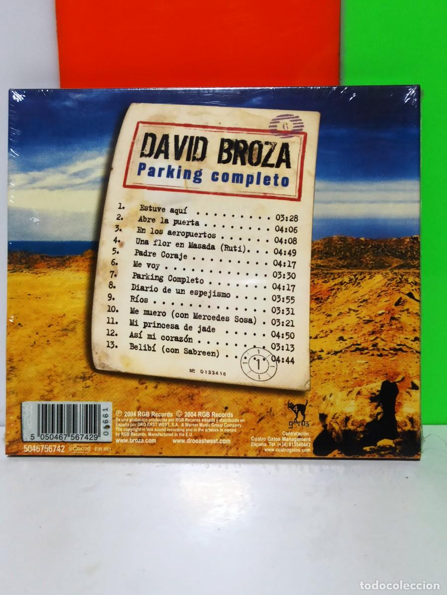 CDs de m&uacute;sica: DIGIPACK DE DAVID BROZA - PARKING COMPLETO *PRECINTADO* - Foto 2