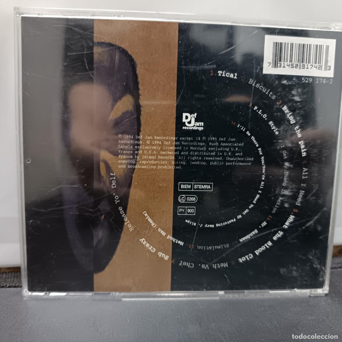 CDs de m&uacute;sica: Method Man, Tical. CD Rap Hip Hop - Foto 2