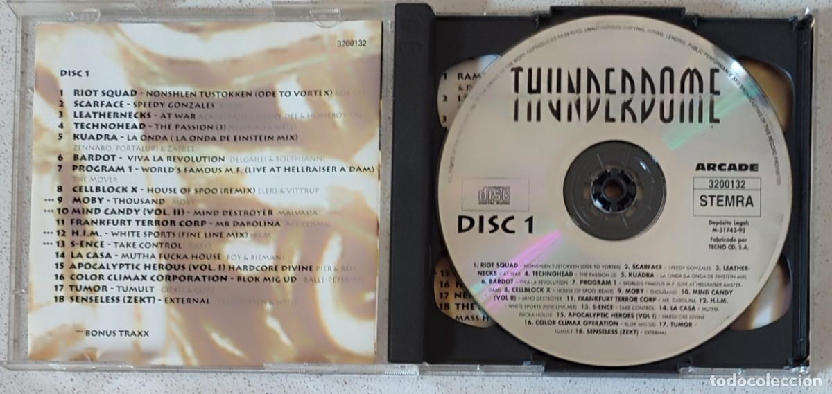 CDs de m&uacute;sica: THUNDERDOME - VARIOS - 2CD - 36 TEMAS - ED. ESPA&Ntilde;OLA - ARCADE - Foto 2