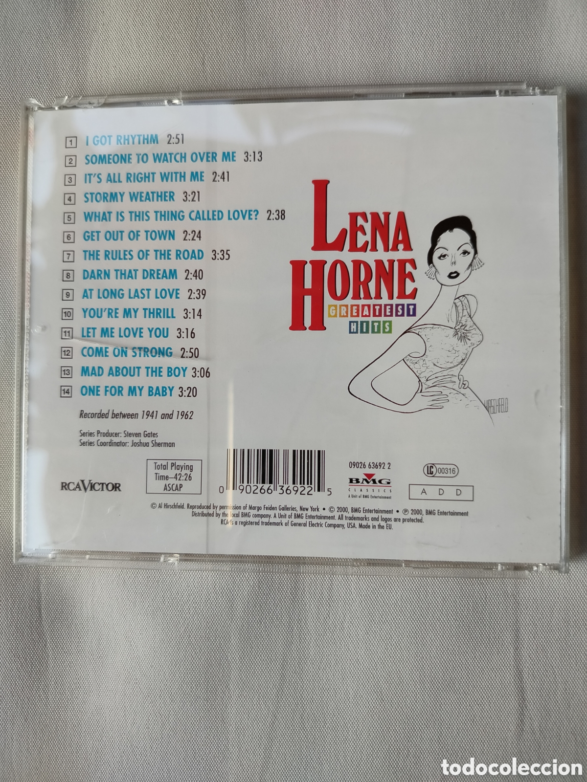 CDs de m&uacute;sica: Lena Horne CD Greatest Hits - Foto 2