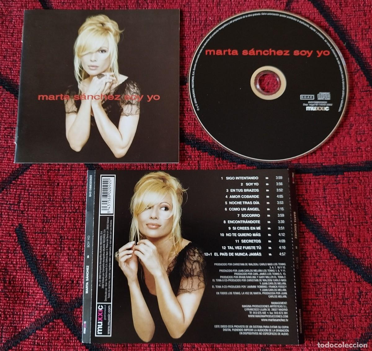 CDs de m&uacute;sica: MARTA SANCHEZ ** Soy Yo ** CD 2002 - Foto 1