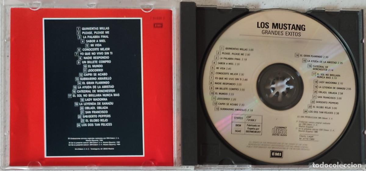 CDs de m&uacute;sica: LOS MUSTANG - GRANDES EXITOS - CD - 1989 - 24 TEMAS - Foto 2