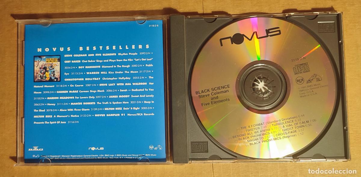 CDs de m&uacute;sica: STEVE COLEMAN - BLACK SCIENCE - 1990 - Foto 2