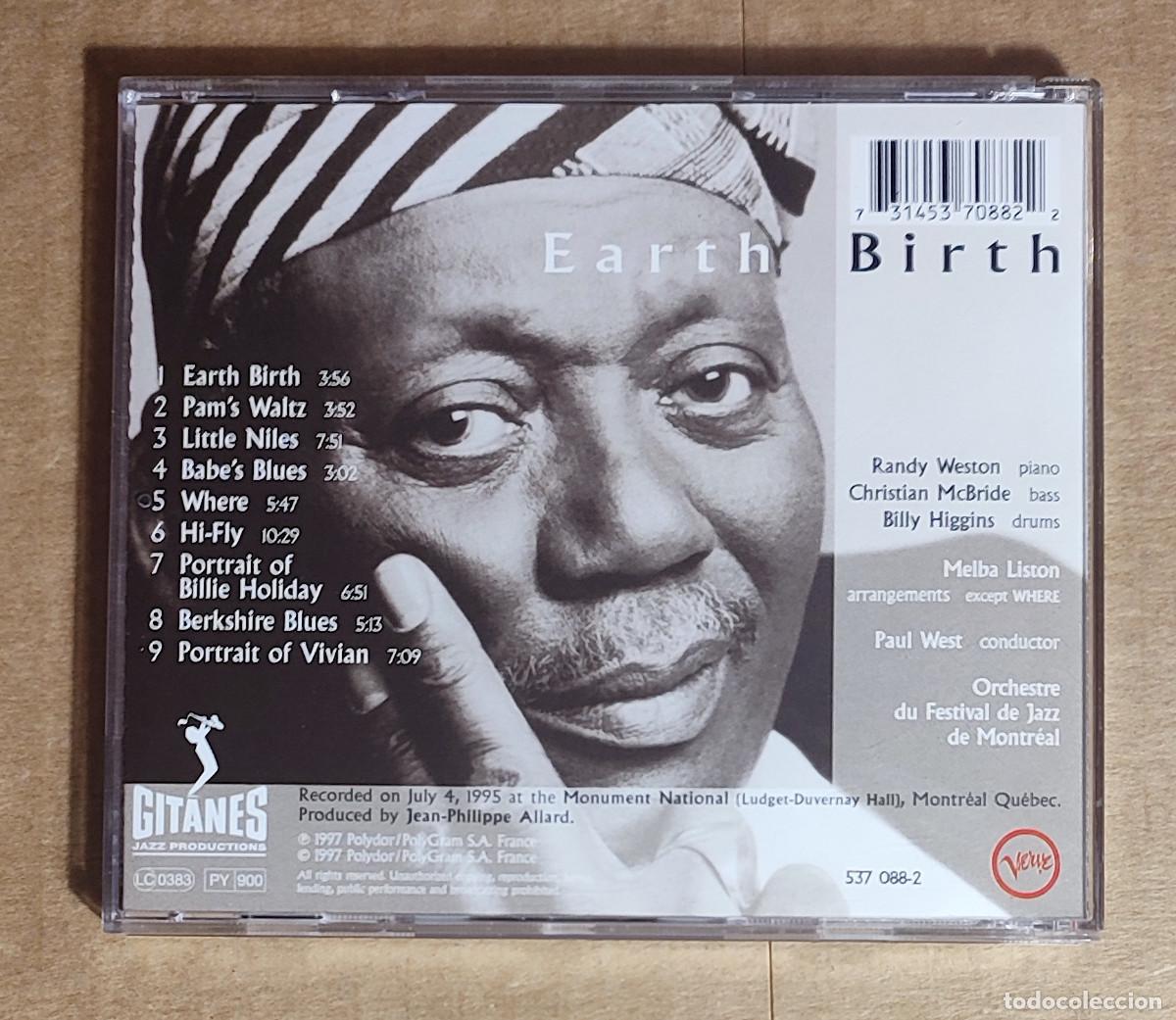 CDs de m&uacute;sica: RANDY WESTON - EARTH BIRTH - 1995 - Foto 3