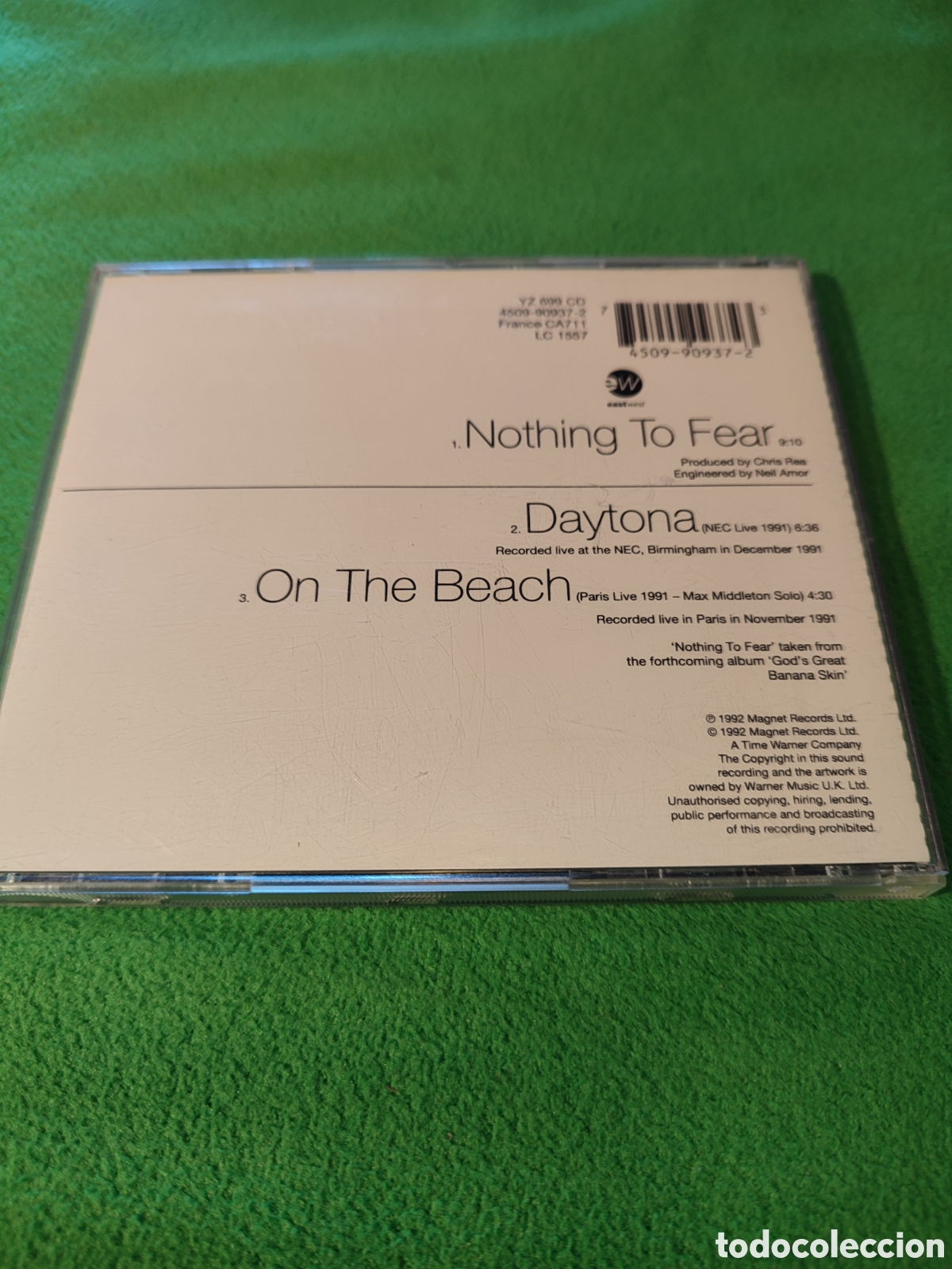 CDs de m&uacute;sica: Chris Rea - Nothing to rea Maxi CD 1992 - Foto 3