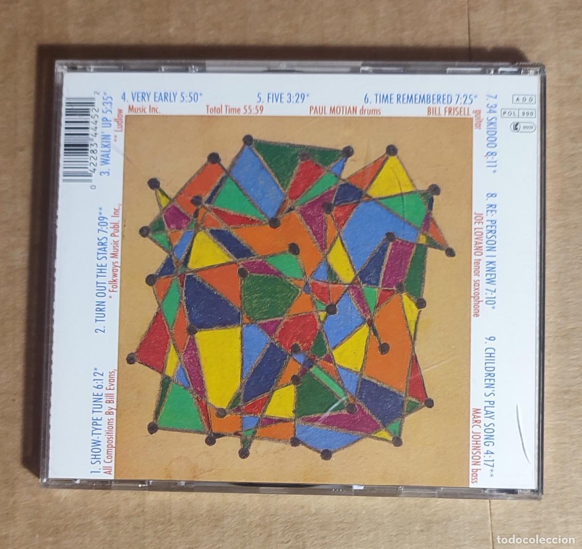 CDs de m&uacute;sica: PAUL MOTIAN - BILL EVANS - 1990 - Foto 3