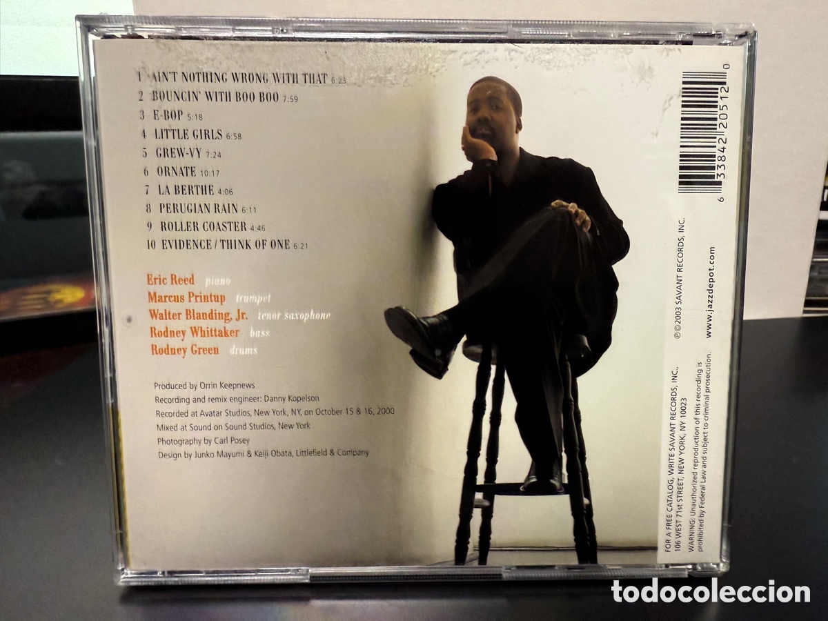 CDs de m&uacute;sica: Eric Reed & Eric Reed The Quintet - E-bop (CD) - Foto 2